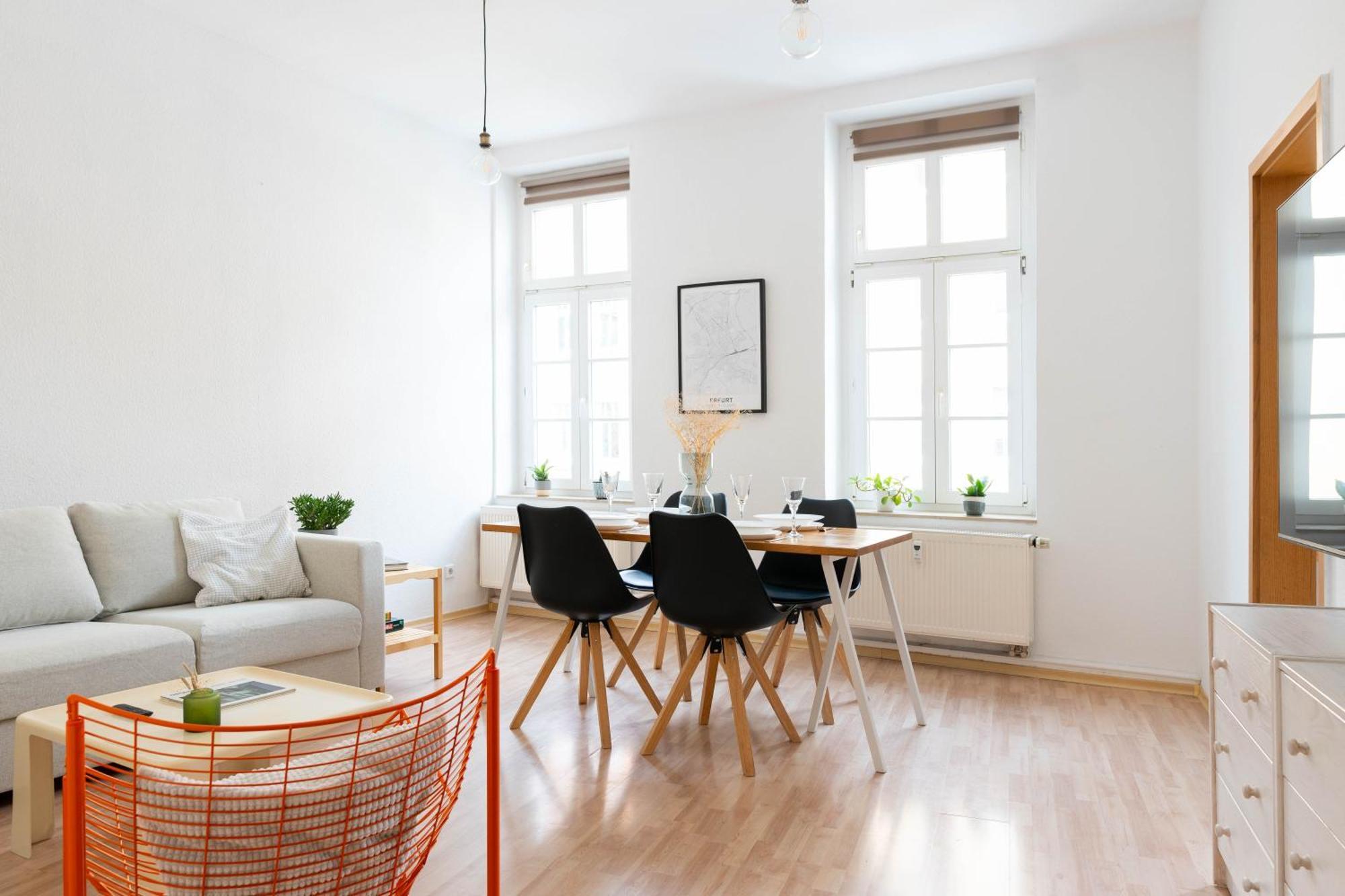 Grosse 3 Zimmer Wohnung Mit Netflix In Zentraler Lage Erfurt Exterior foto